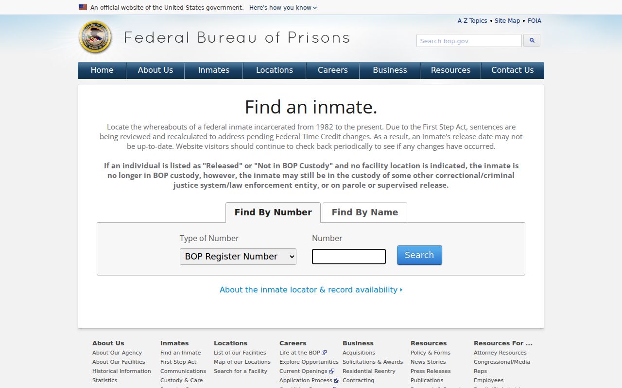 Pendleton County arrest history federal inmate locator